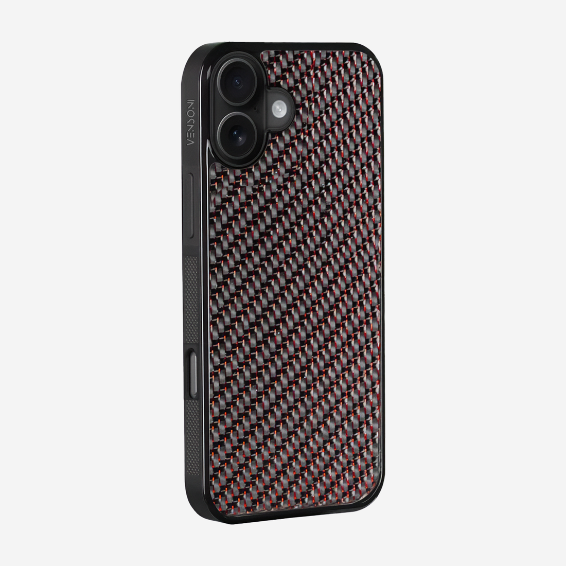 Real Carbon fiber case | CLASSIC Red