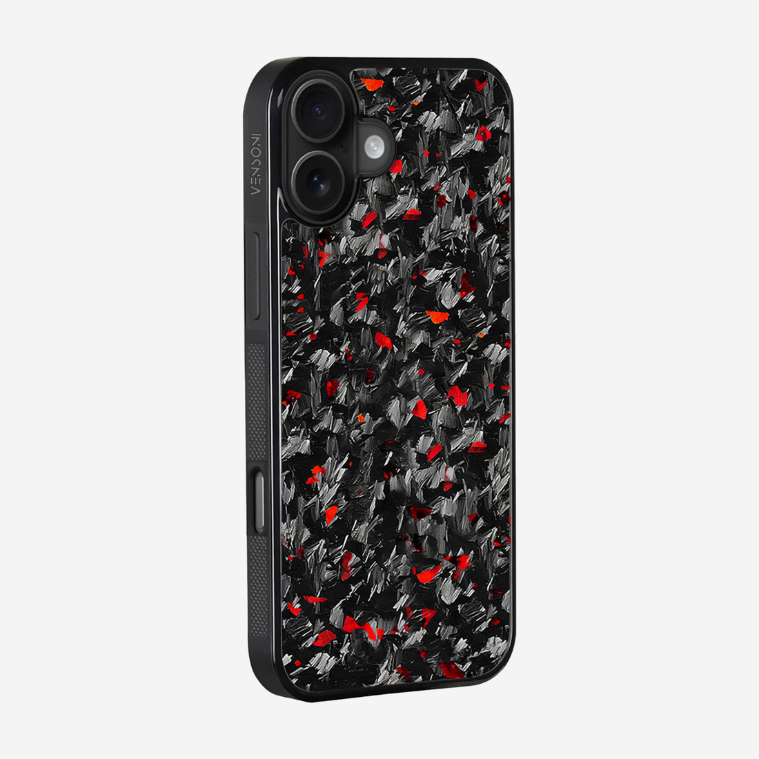 Real Carbon fiber case | Forged Red