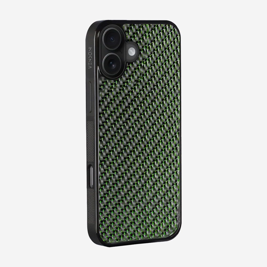 Real Carbon fiber case | CLASSIC green