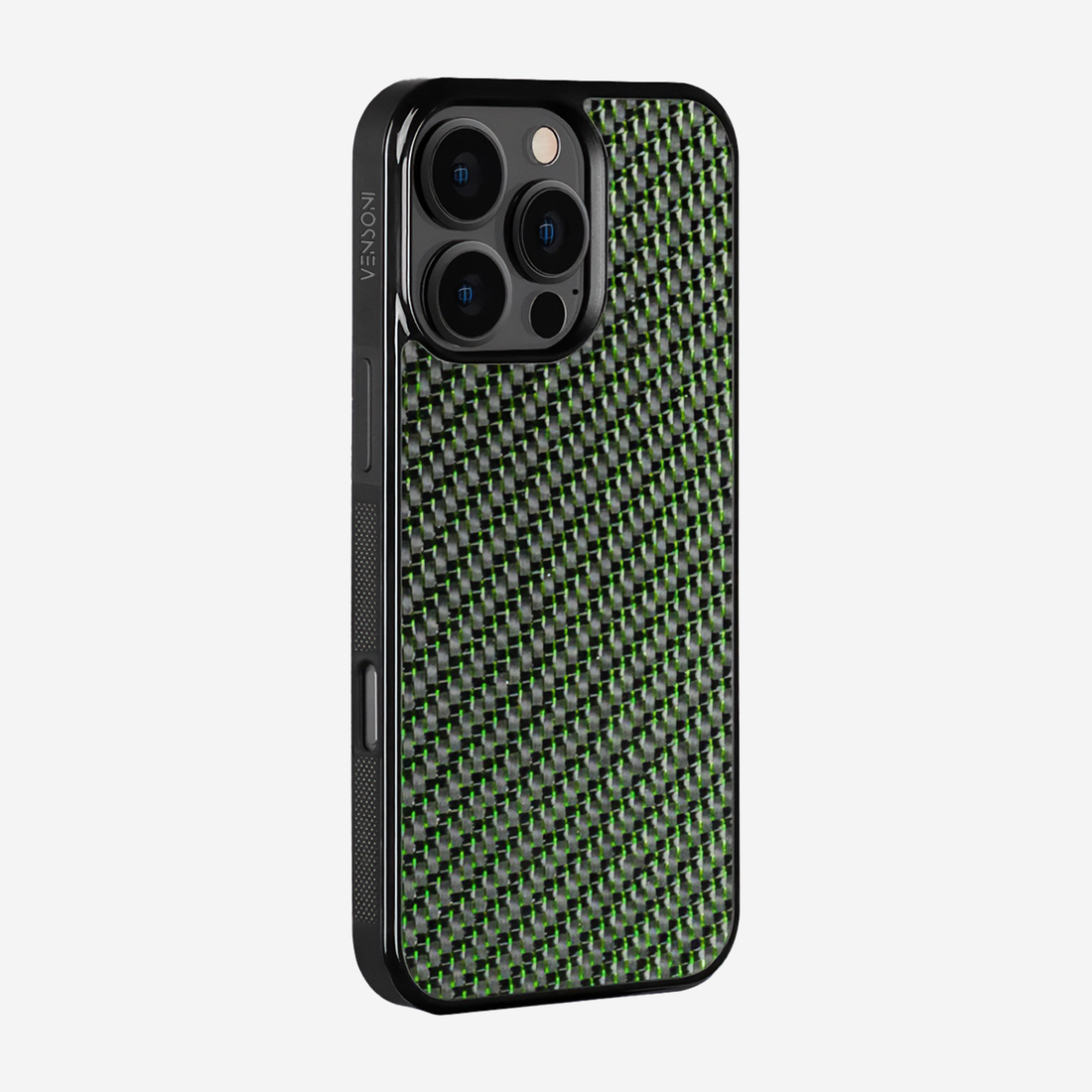 Real Carbon fiber case | CLASSIC green