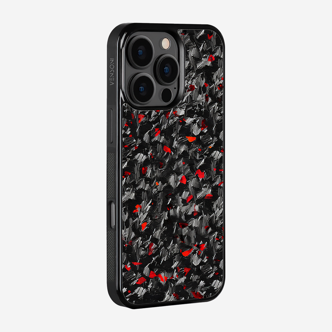 Real Carbon fiber case | Forged Red