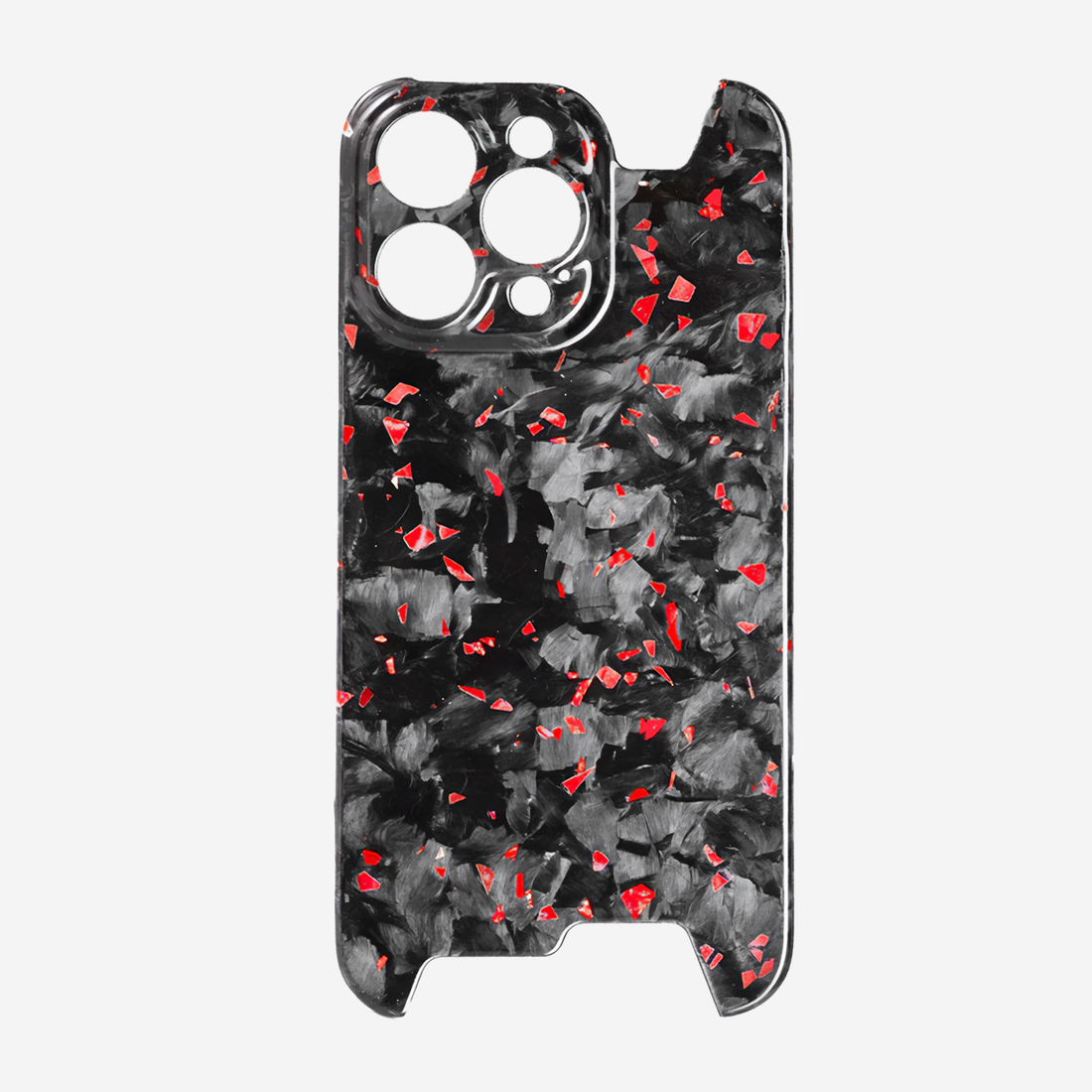 Real Carbon Fiber Case | Ultra Forged Red