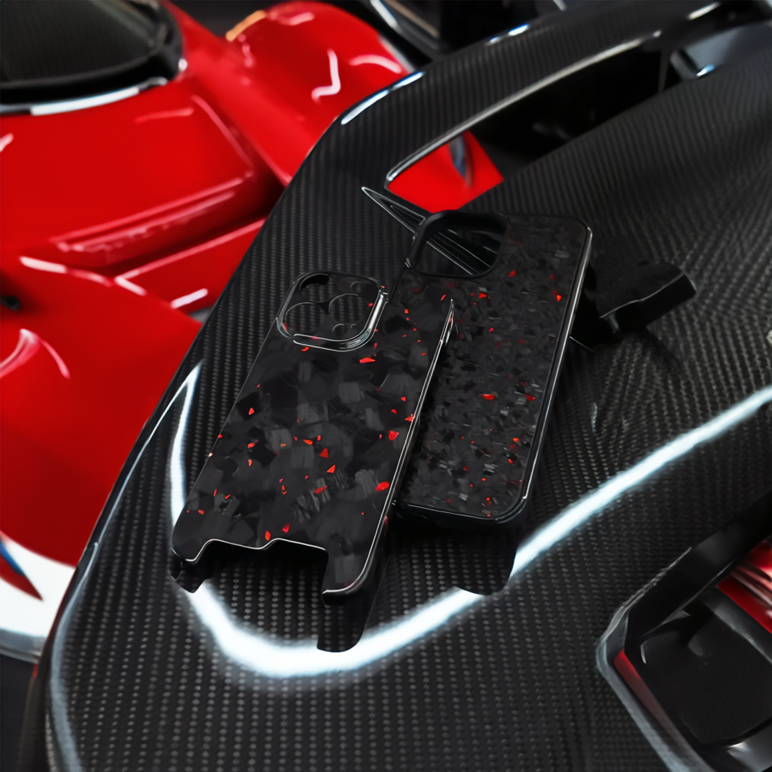 Ultra Carbon Fiber | Forged Red