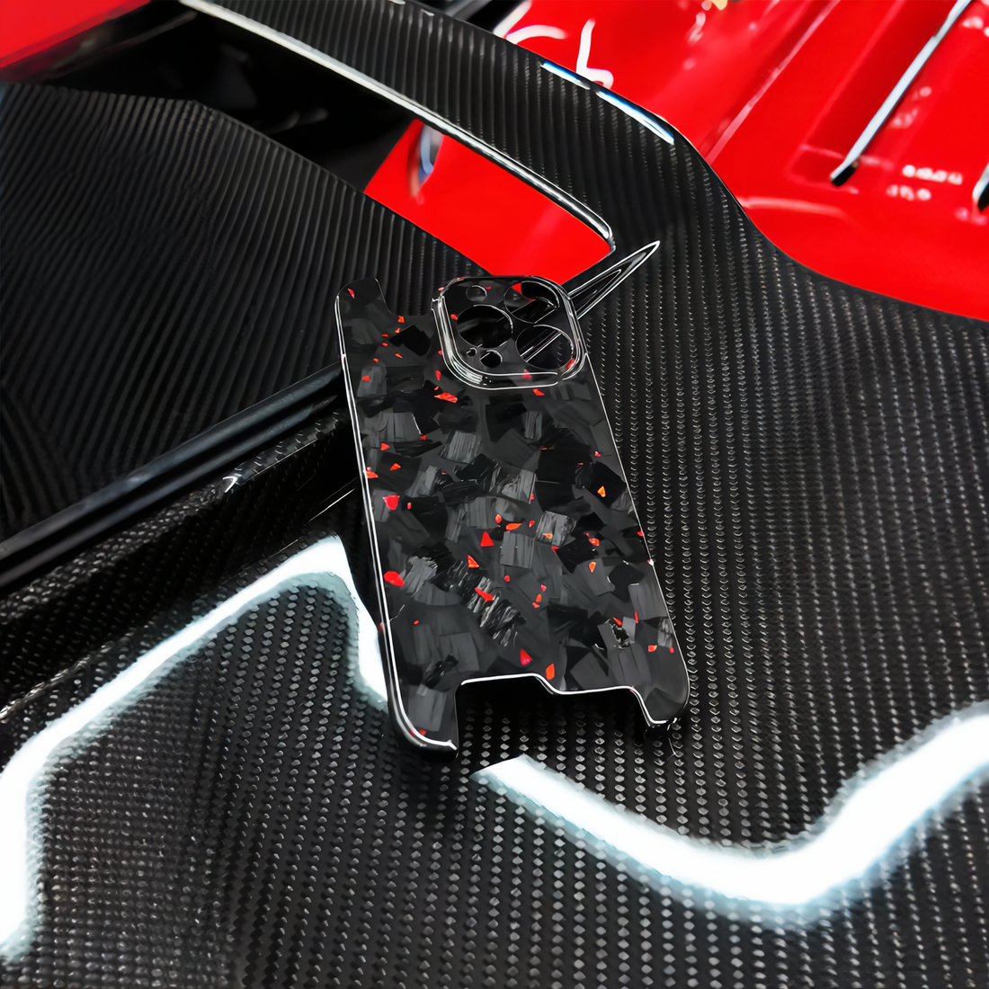 Ultra Carbon Fiber | Forged Red