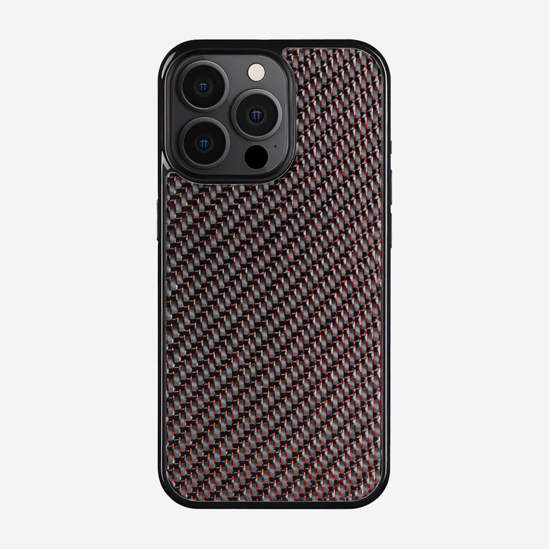 Real Carbon fiber case | CLASSIC Red