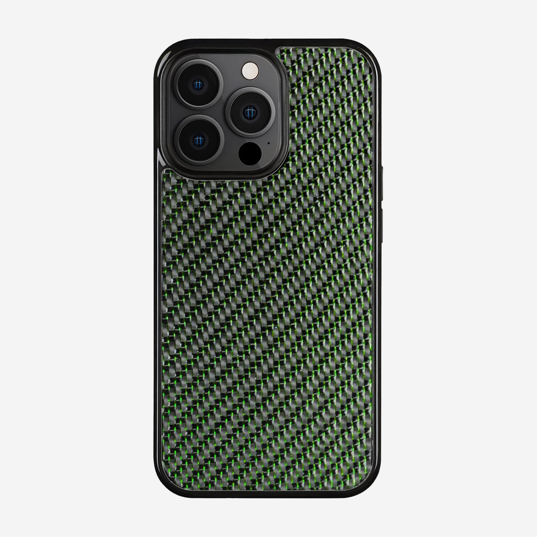 Real Carbon fiber case | CLASSIC green